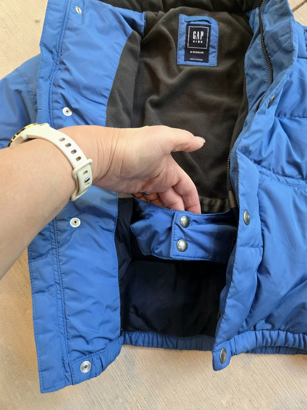 Boys's Blue Puffer Jacket - Insulated Winter Coat